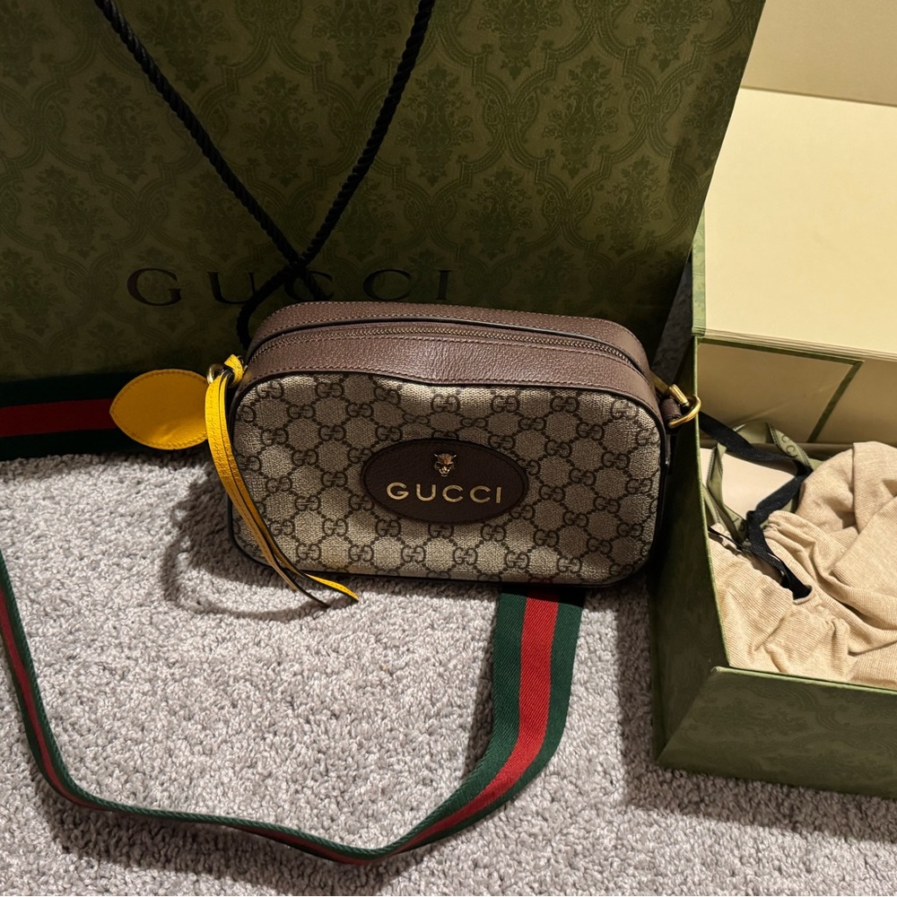 Gucci Brown and Yellow Women's Bag